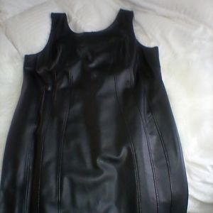 Faux Leather Mini Dresses